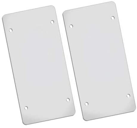 Flat Clear License Plate Cover 2 Pack Of Heavy Duty Shields Ubreakable