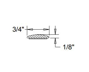 Cowles Custom - Premium Universal Body Molding For All Vehicle - Easy Install, Chrome Finish, 3/4'' By 12 Feet, Uv Protected, Lo