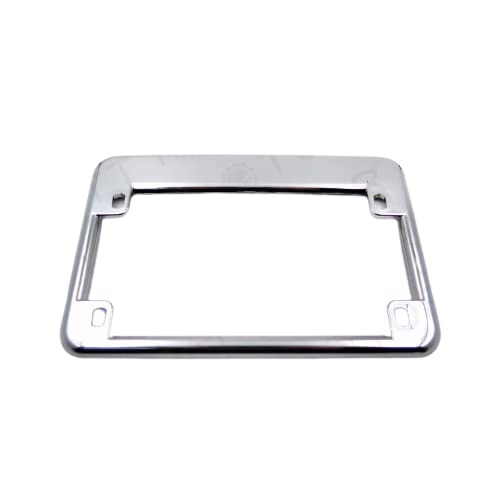 Httmt - For Yamaha Harley Scooter Chopper Motorcycle License Plate Frame Chrome [P/N: Mt294-004-Cd]