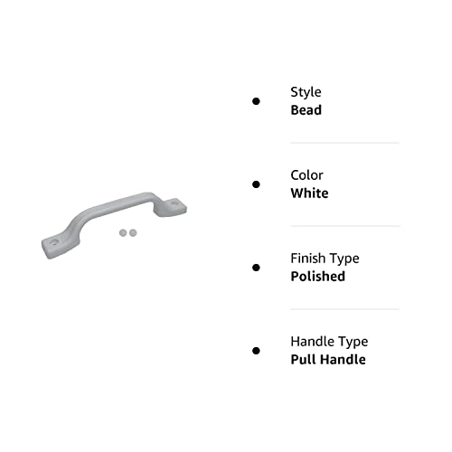 Automotive Authority Plastic Grab Handle-Entry Door Assist Bar For Rv, Trailer, Camper, Motor Home, Cargo Trailer, Boat-Oem Replacement (White)