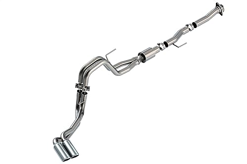 Borla 140877 Cat-Back Perf. Exhaust Sys. For 2021-2023 Ford F-150 5.0L V8 Auto. Trans. 2 & 4 Wheel Drive Reg. Cab (6' 7'') Bed E