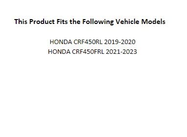 Tusk Top Rack For Honda 2019-200 Crf450L And 2021-2022 Crf450Rl