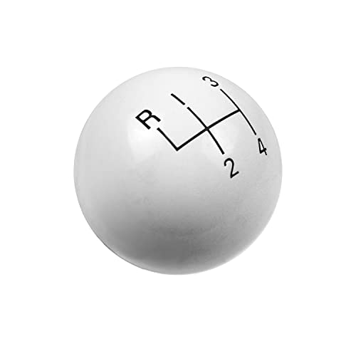 Hurst 1630003 White 4-Speed Classic Shifter Knob