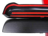 Bushwacker Ultimate BedRail Caps - SmoothBack w/o Stake Holes | 2-Piece Set, Black, Smooth Finish | 48504 | Fits 2001-2006 Chevr