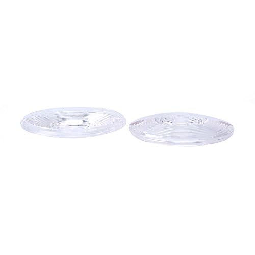 Zytc White Clear Harley Turn Signal Lens Lenses Covers 3 1/4'' For Harley Touring Flat Electra Glide Road King Pack Of 2