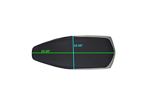 Alveytech Black & Gray Vinyl Seat For 90Cc - 150Cc Atvs