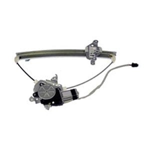 Trq Rear Right Power Window Regulator & Motor Assembly Passenger Side Compatible With 2005-2015 Nissan Xterra