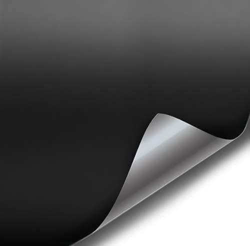 Black Matte Car Wrap Vinyl Roll With Air Release 3Mil-Vvivid8 (2.5Ft X 5Ft)