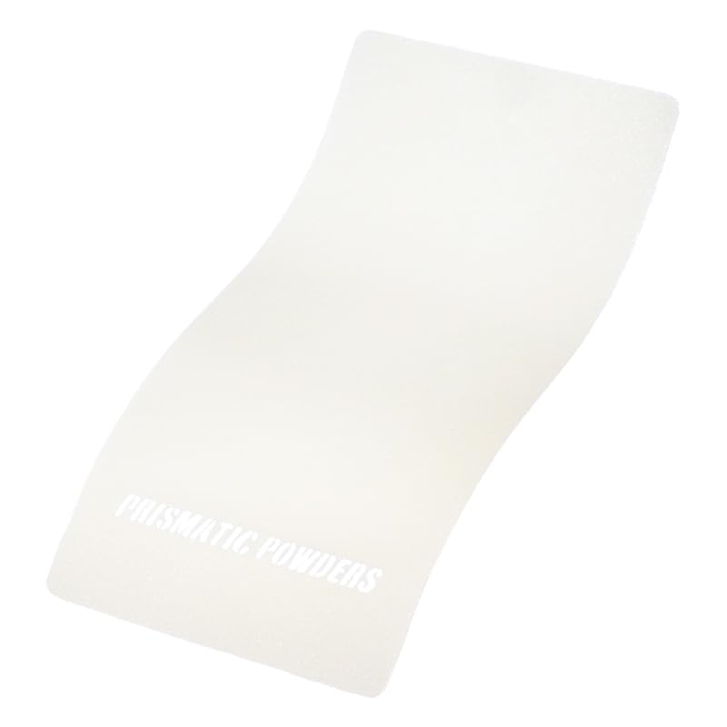 PRISMATIC POWDERS Alps White - Textured Polyester Powder Coating - Satin 1 LB - Durable, High Performance Coating for Automotive