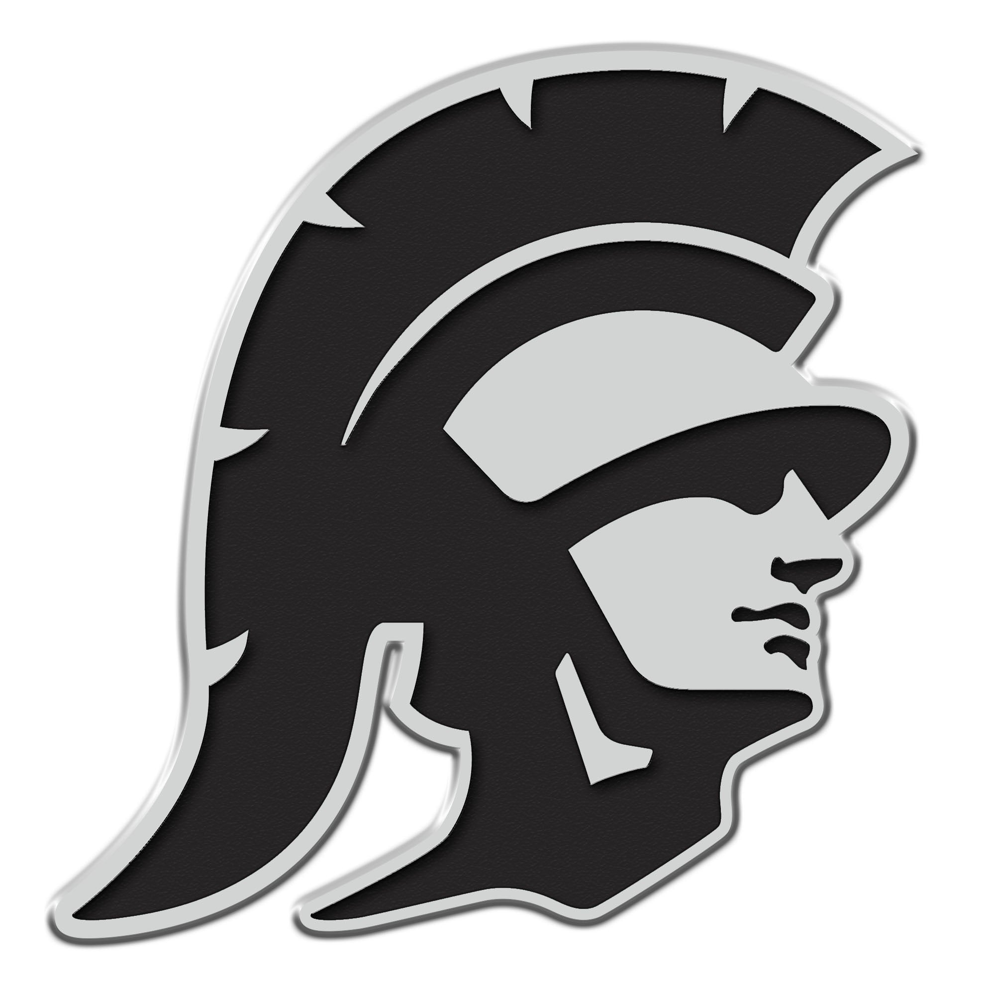 Southern California Trojans 3D Chromed Metal Emblem - ''Sc Trojan'' Logo