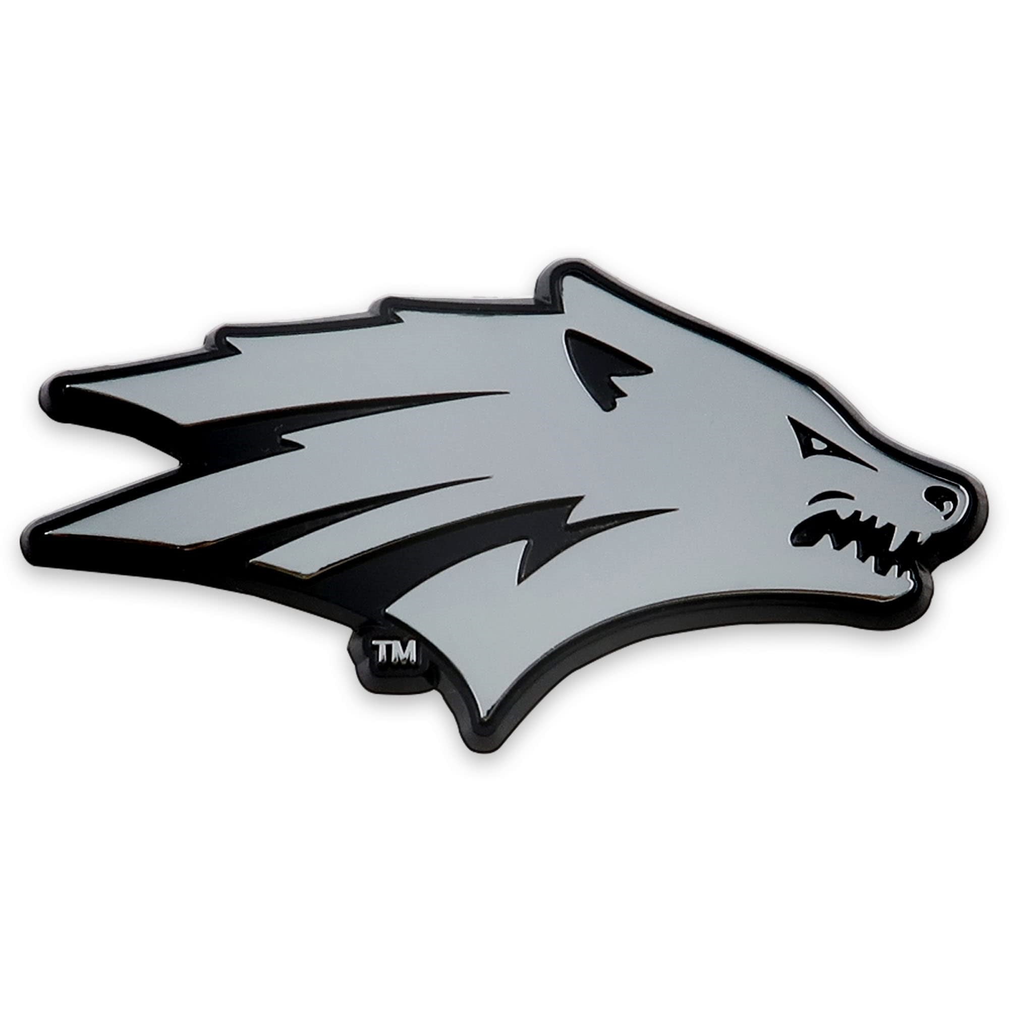 Nevada Wolfpack Molded Chrome Plastic Emblem