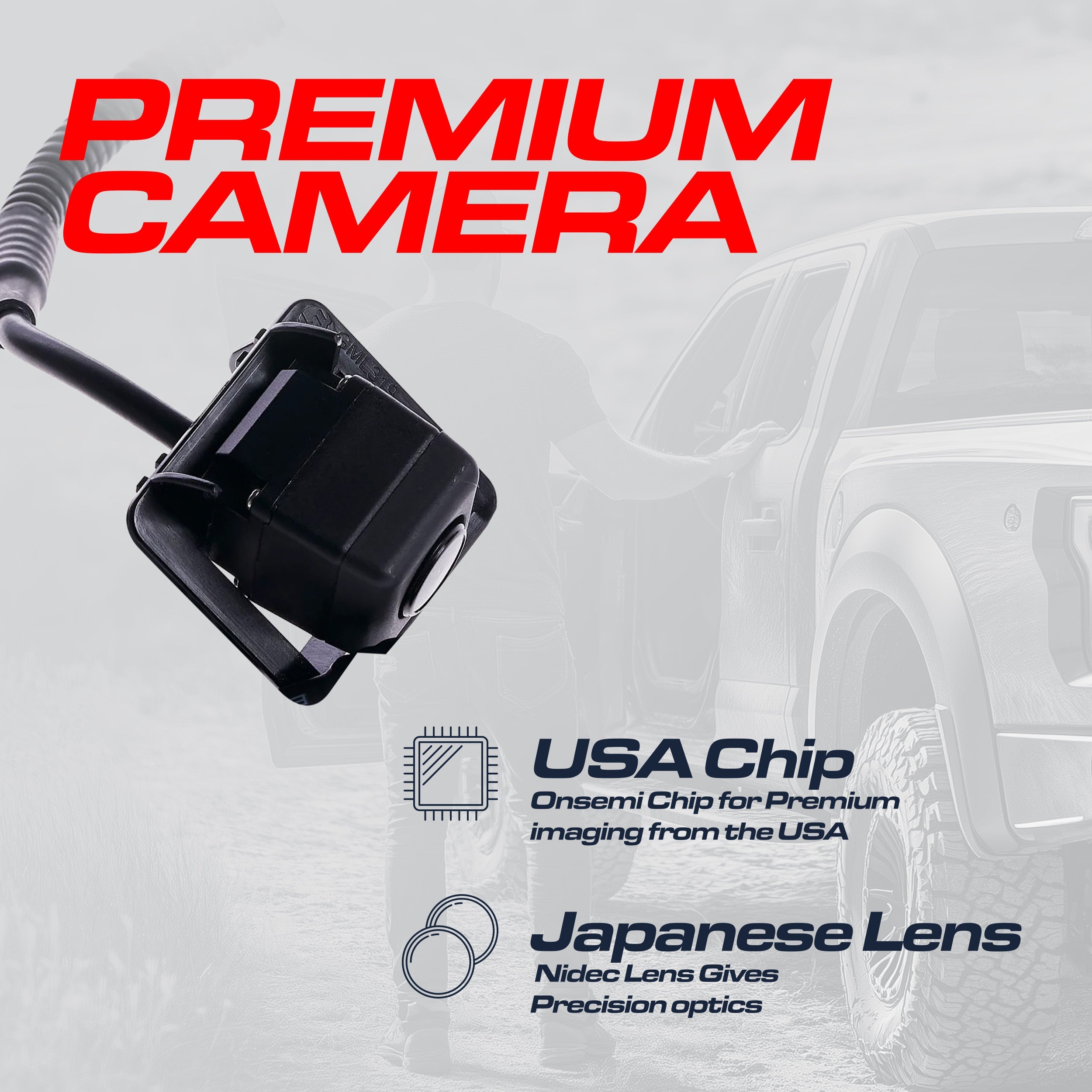 Cadillac CTS/CTS-V Coupe (11-15), CTS/CTS-V Wagon (10-14) OEM Replacement Backup Camera OE Part # 22922658, 23171840, 20793585, 20909187, 22737873, 22914945, 22914946