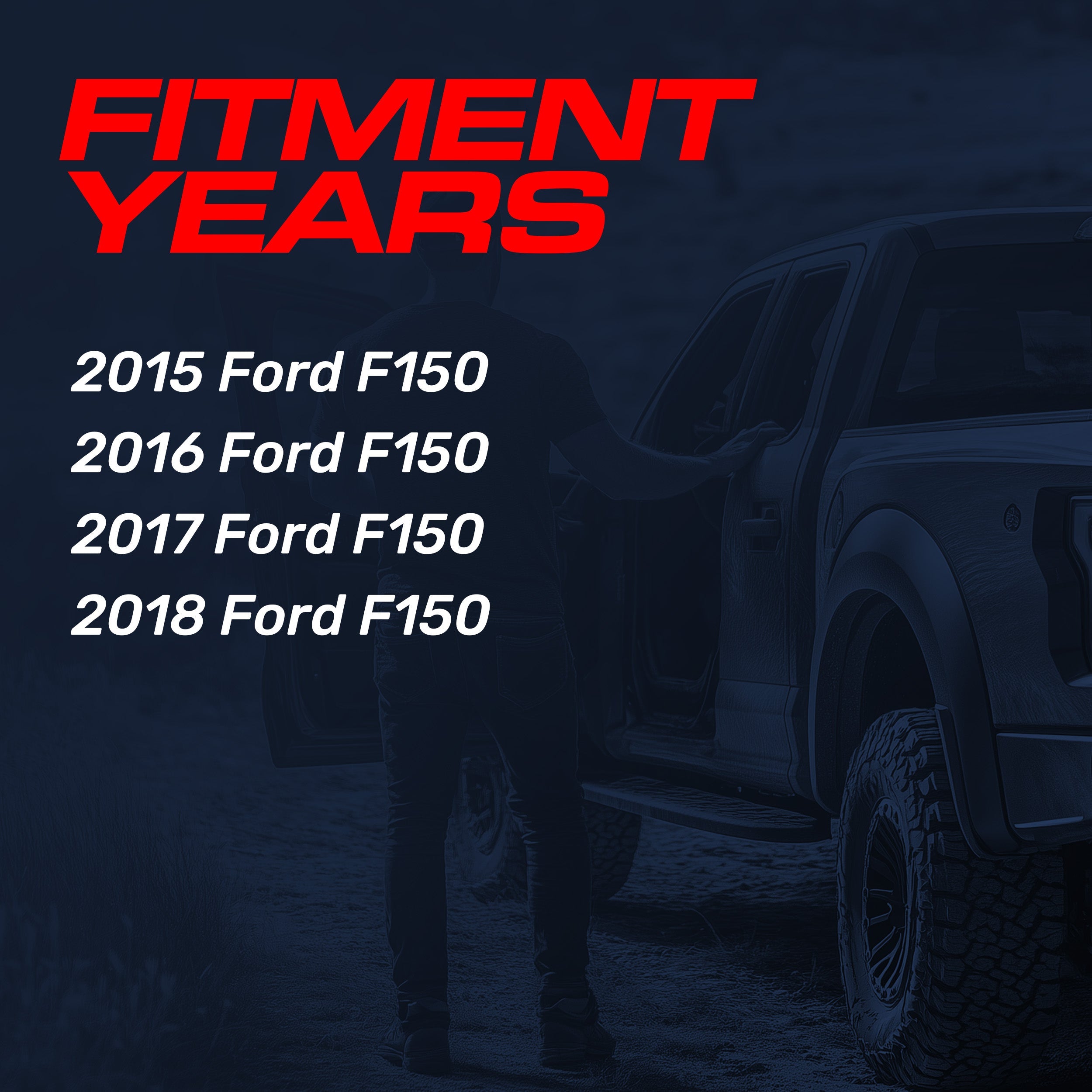 Ford F150 (2015-2018) Chrome Replacement Tailgate Handle with Backup Camera