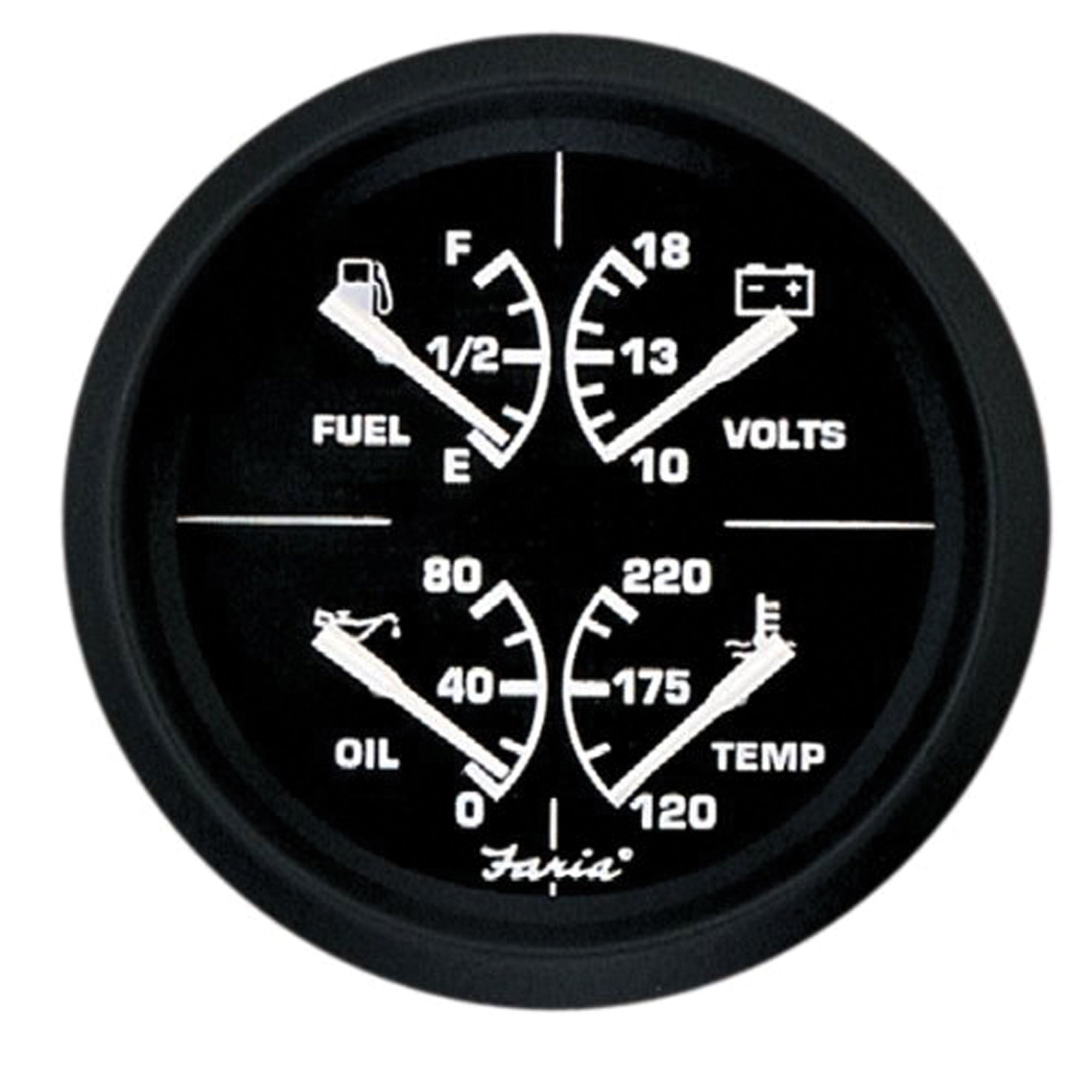 Faria 32851 Combo Gauge - Euro