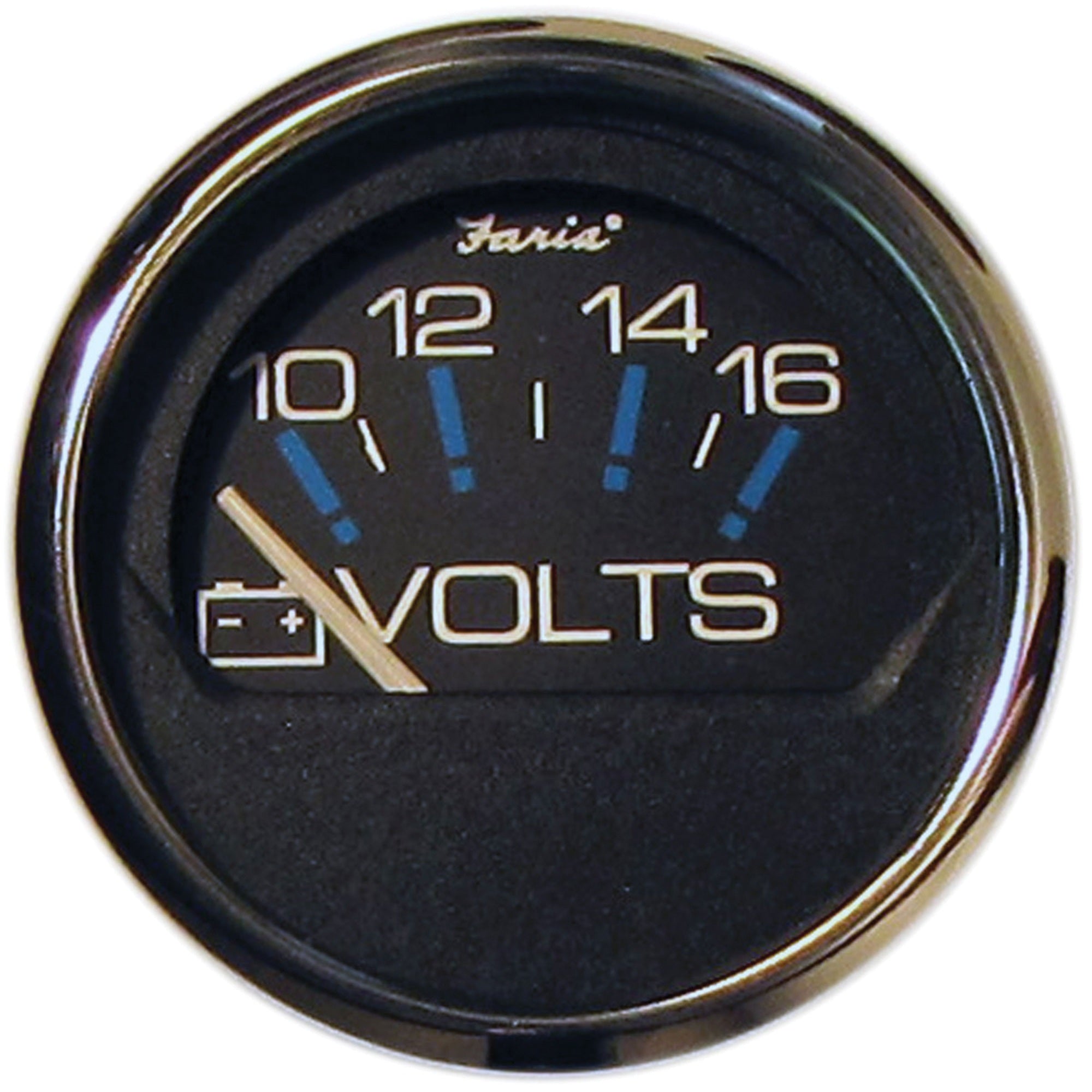 Faria 13705 Voltmeter - Chesapeake Black