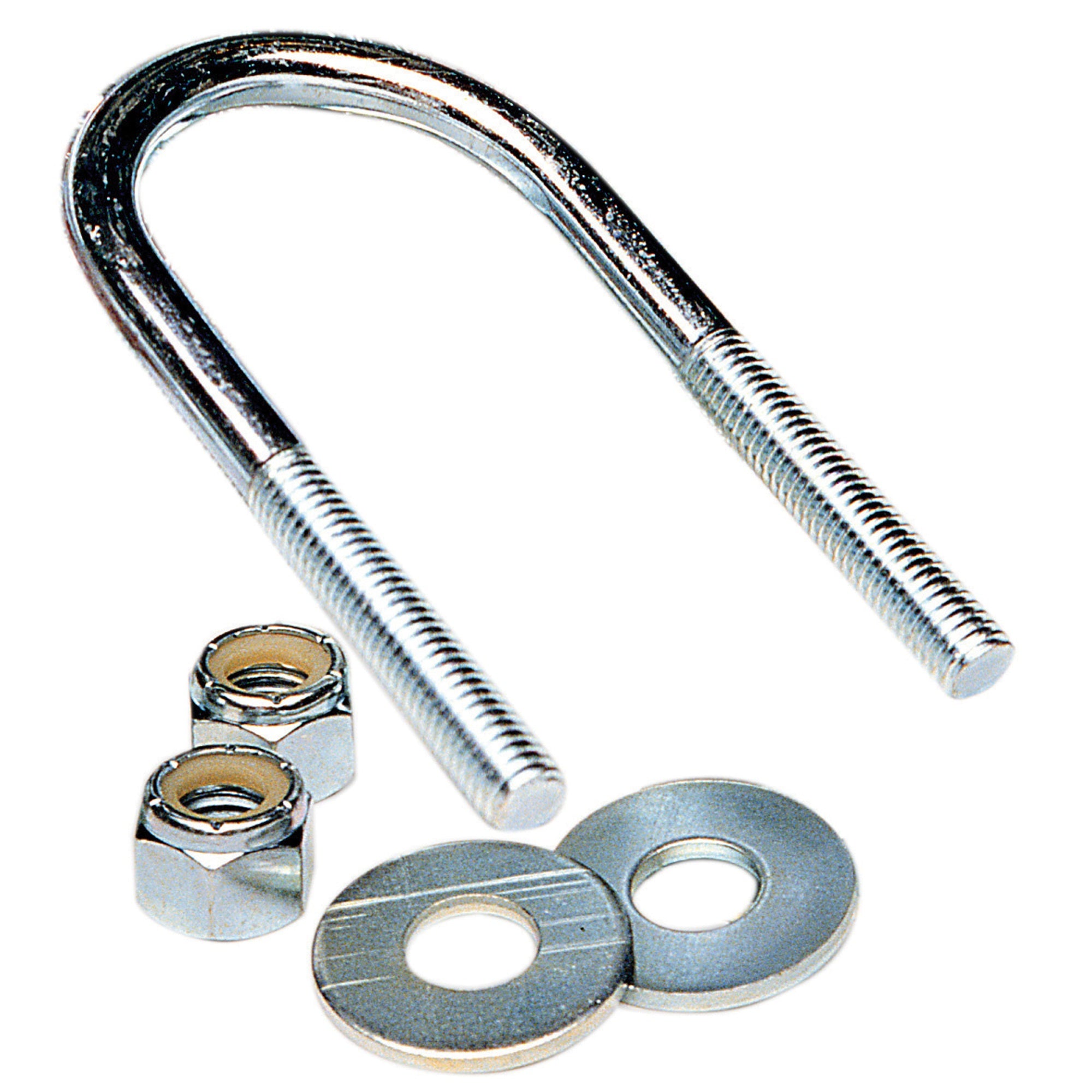Tie Down Engineering 86830 U-Bolt Square Pair Zinc Plated 3/8-16'' X 3-1/8'' X 4 X 1-3/4''