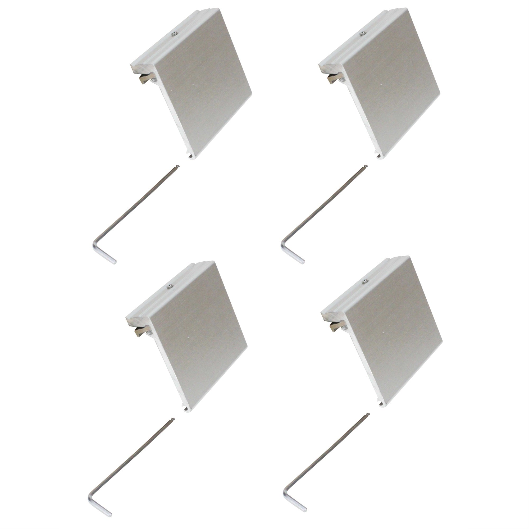 Extreme Max 3005.4113.4 Aluminum Slider Base For Crestliner Suremount Gunnel System - Pack Of 4