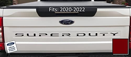 Decal Mods 2020-2022 Super Duty Letter Inserts Inlays Decals Stickers (Thin) For Tailgate Ford F250 F350 F450 (2020-2022) - Cdr
