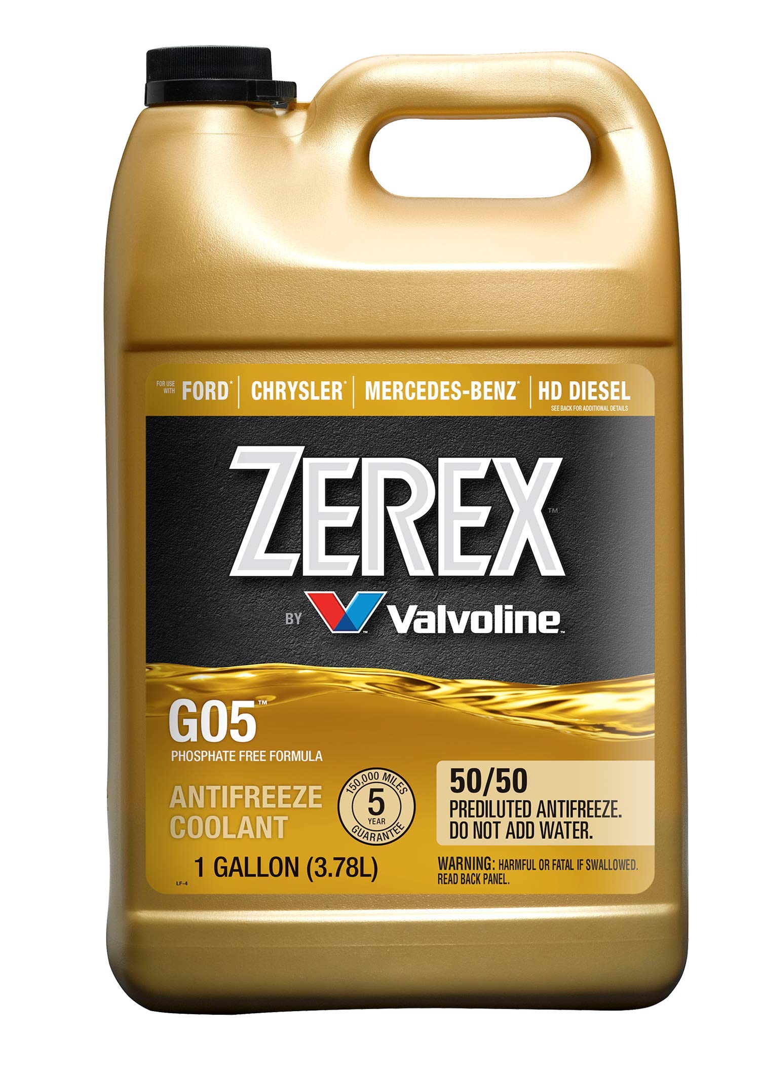 Zerex G05 Phosphate Free 50/50 Ready-To-Use Antifreeze/Coolant 1 Ga