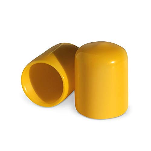 Automotivated Aftermarket ColorLugs Vinyl Lug Nut Cover - Yellow, 19 mm, Flexible Fit, Pack of 20, Includes Deluxe Extractor, Made in USA