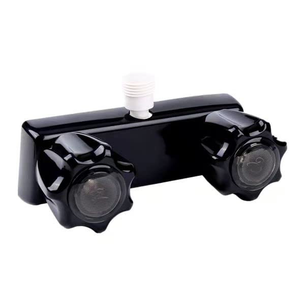 MTSmart RV Shower Faucet, 4'' RV Shower Faucet Valve Diverter,Camper Shower Faucet Replacement for RV/Motorhome/Trailer, Dual Sm