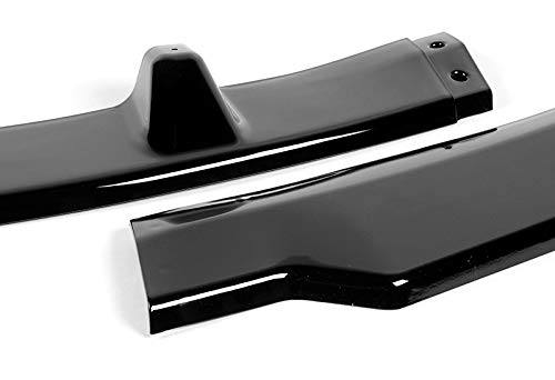 Q1-Tech Front Bumper Lip fit for compatible with 2009-2012 BMW E90 Sedan 3-Series 328i 325i 335d, Front Bumper Lip Spoiler Air C