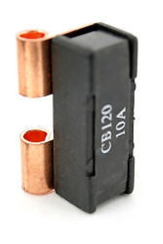 10A Type 2 Circuit Breaker, 10 Amp Auto Reset, Fuse-Clip 3Ag Agc Sfe, Cb120-10