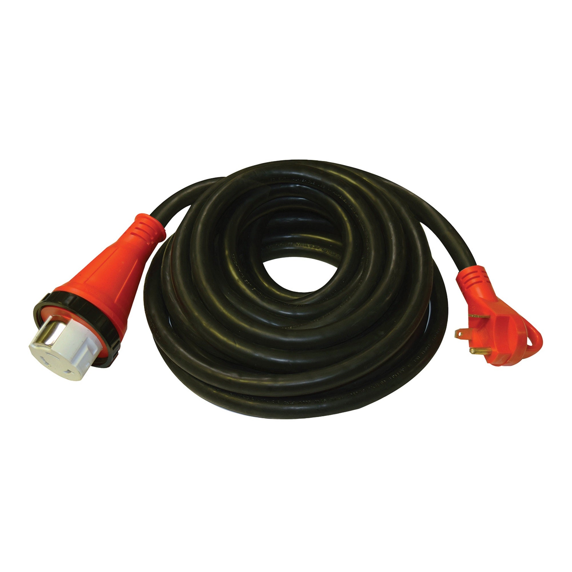 Valterra A10-3050EHD Mighty Cord Detachable 25'' Adapter Cord w/Handle - 30AM to 50AF, Red (Boxed)