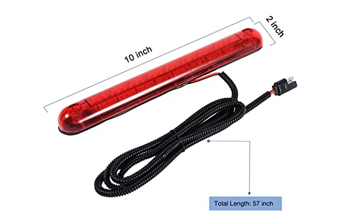 Perfectech Red 24 Led 12V Auomotive Car High Mount 3Rd Brake Light Stop Tail Light Lamp