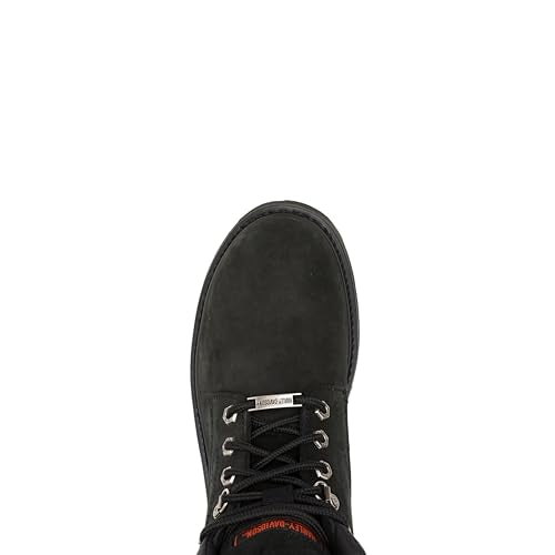 Harley-Davidson Men's Badlands Leather Motorcycle Boots, Size 9, Black, Model D91005
