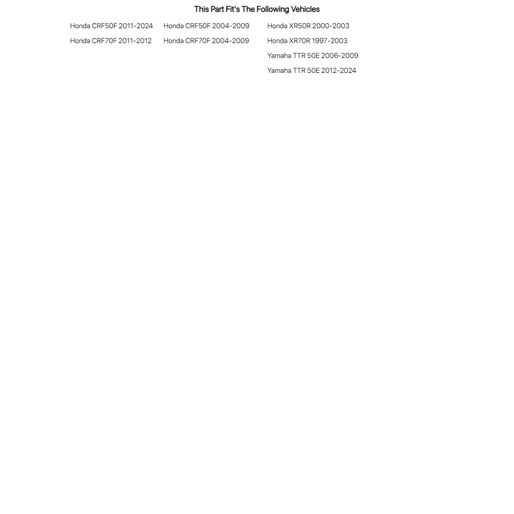 Tusk Folding Shift Lever + 1' Black/Red Tip - Fits: Honda Crf50F 2004-2009