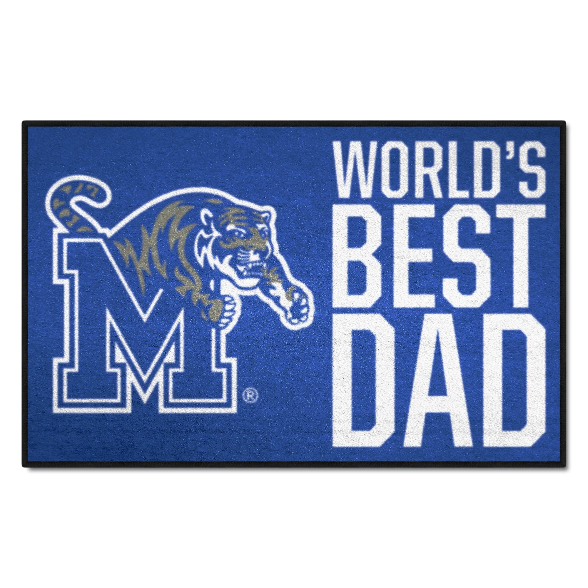 Memphis Tigers Starter Mat Accent Rug - 19In. X 30In. World'S Best Dad Starter Mat