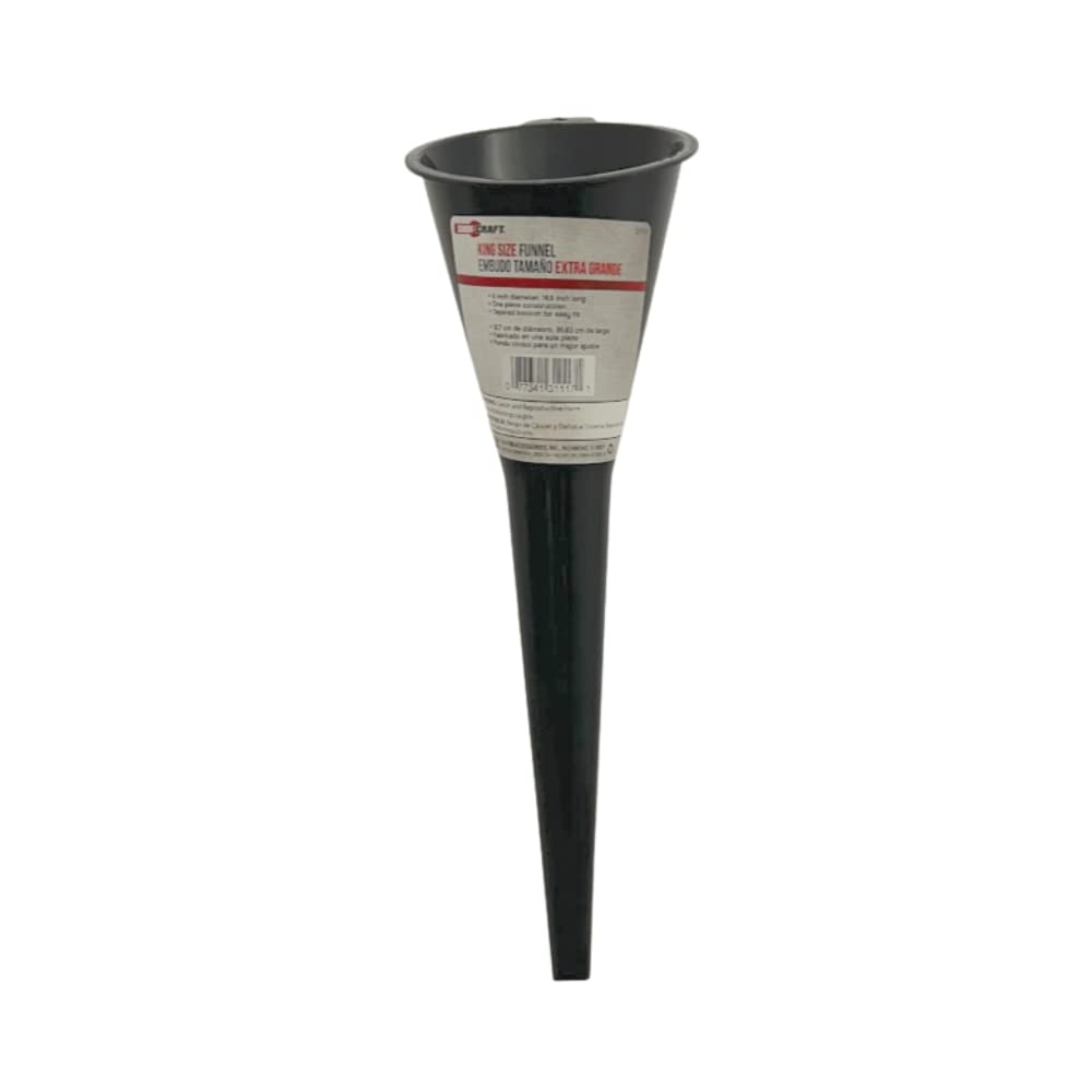 Custom Accessories 31117 King Size Funnel , Black