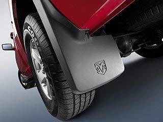 20132017 Dodge Ram Truck Mopar Molded Splash Guards For Trucks Without Fender Flares Mud Flaps  Front & Rear  Set of 4