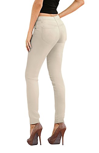Womens Skinny Fit Stretch Twill Pant P31710Sk Winter Whi 15