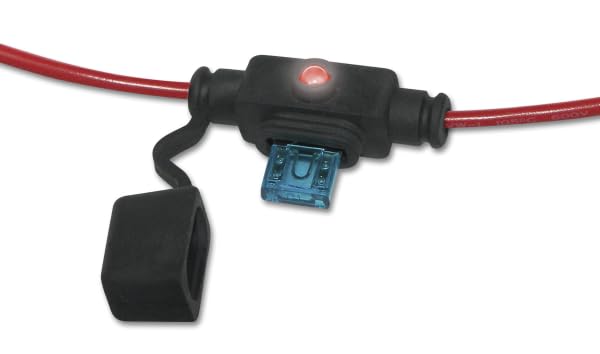 Wirthco 24410 Led Atm Mini Fuse Holder (With Cover), 1 Pack