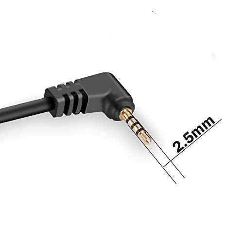 Yqmajim Dash Cam Rearview Backup Camera Extension Cord,2.5Mm 4 Pin 6.5 Ft Male To Female Car Driving Recorder Reverse Camera Ext