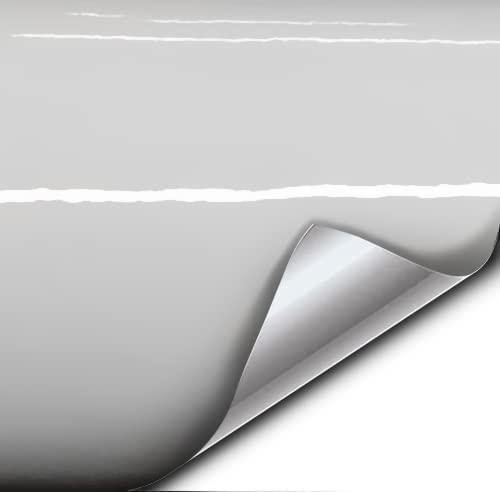 Vvivid White High Gloss Realistic Paint-Like Microfinish Vinyl Wrap Roll Xpo Air Release Technology (20Ft X 5Ft)