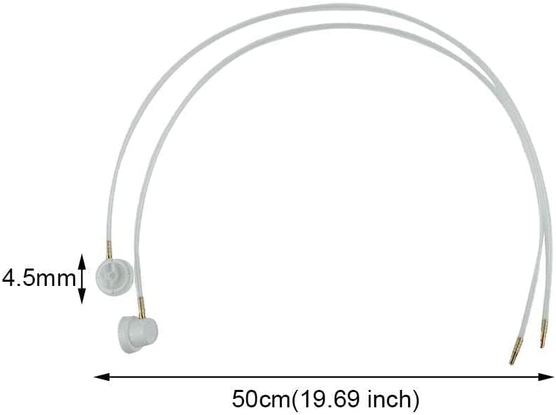 2 Pcs 2Xaerosol Nozzle W/ 19.69In. 360 Degrees Extension Hose For Male Stem Spray Cans Fluid Auto Car Nozzle Film 4.5Mm Extensio