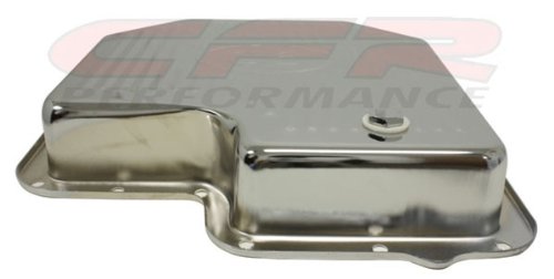 Compatible/Replacement For Ford C6 Steel Transmission Pan - Chrome