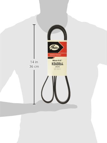Gates K060864 Micro-V Serpentine Drive Belt