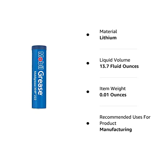 Mobil - 121928 121929 Xhp 222 Grease, 13.7 Oz.