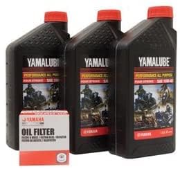 Yamalube Oil Change Kit 10W-40 Ap For Yamaha Kodiak 400 4X4 Auto 2000-2006