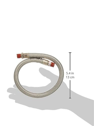 Viair 92804 18'' Stainless Steel Braided Leader Hose Without Check Valve