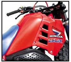 Clarke Mfg Replica Fuel Tank Red For Honda ATC 250R 1985 1986 Replacement Gas Tank 11464