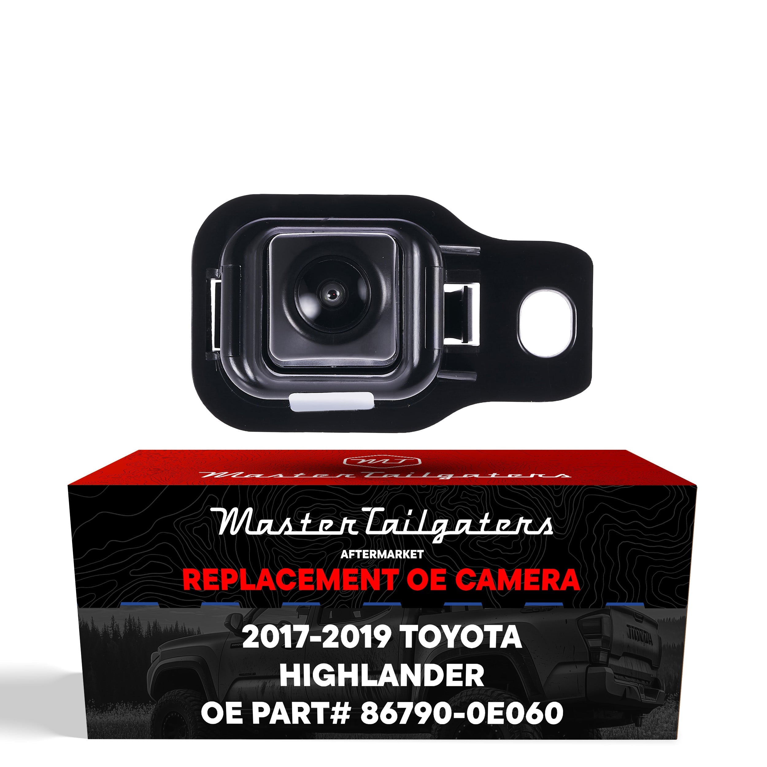 Toyota Highlander + Hybrid w/o AVM (2017-2019) OEM Replacement Backup Camera OE Part # 86790-0E060