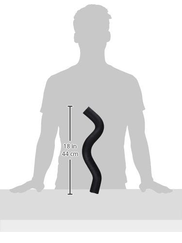 Dayco 71779 Upper Curved Radiator Hose, Black