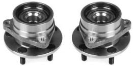 Trq Front Wheel Hub Bearings Assembly Set Compatible With 1984-1989 Jeep Cherokee 1986-1989 Comanche Wagoneer 1987-1989 Wrangler