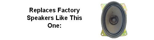 Rear Deck Speaker Adapter Spacer Rings Fits 2002-2011 Camry & 2003-2013 Corolla 6X9 - Sak008_69-1 Pair