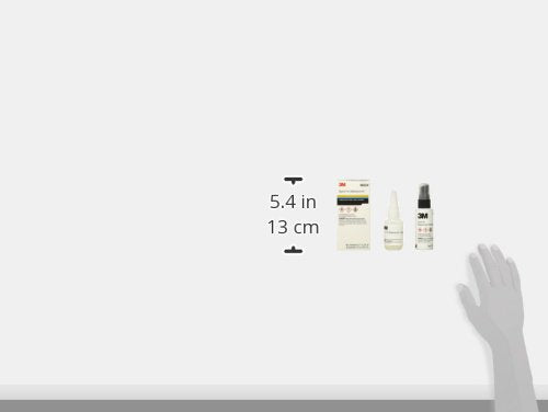 3M Quick Fix Adhesive Kit, 08224, 0.7 Oz Adhesive/2.0 Oz Accelerator Bottles